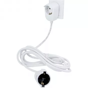 Listwa zasilająca REV Powersplit Schuko 3 gniazda, biała, 1,5 m