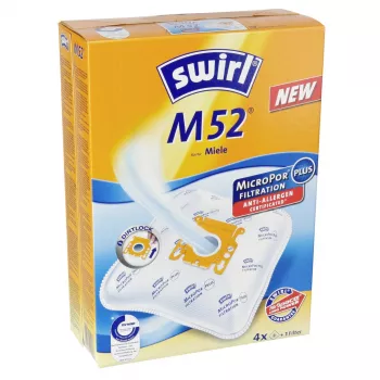 Worki do odkurzacza Swirl M 52 MicroPor Plus (4 szt.) z filtrami