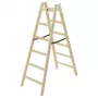 Hailo H40 StandardLine 2x6 Drewniana Drabina Rozstawna Dwustronna