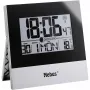 Mebus 41787 Zegar ścienny sterowany radiowo, srebrny/biały, 30 cm, DCF77