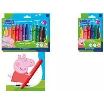STAEDTLER Noris Junior Flamastry Peppa Pig 12 sztuk