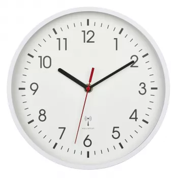 TFA Dostmann 60.3550.02 Zegar ścienny sterowany radiowo 24,5 cm x 4,2 cm Biały