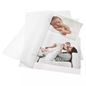 Goldbuch Photo Cardboard White DIN A4 with Glassine 20 Sheets 83001