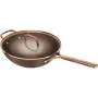 ZWILLING Milano Wok z szklaną pokrywką 30 cm, brązowy
