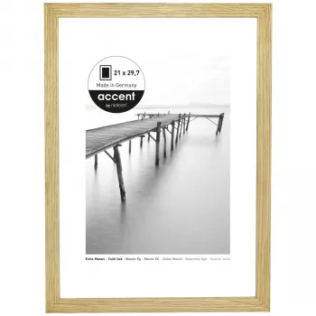 NIELSEN DESIGN Nielsen 6721006 Ramka klipsowa A4 21x29,7 cm Przezroczyste szkło MDF