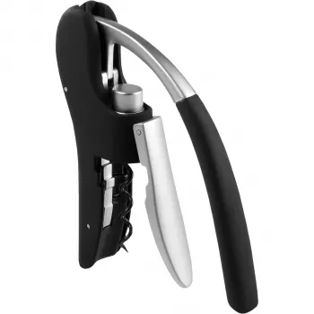 Leopold Vienna Mini Octopus Lever Corkscrew Black/Silver