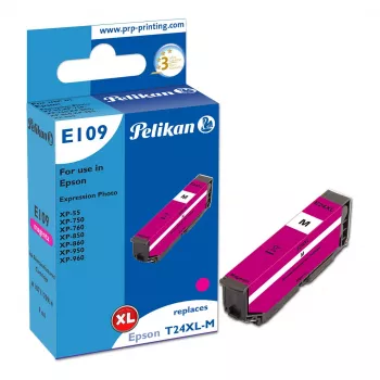 Pelikan E109 Kompatybilny wkład atramentowy Magenta High Yield (XL) do Epson Expression Photo XP-55, XP-750, XP-760, XP-850, XP-950, XP-960 - 1 szt.