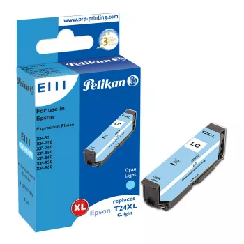 Pelikan E111 Kompatybilny wkład atramentowy Light Cyan High Yield (XL) do Epson Expression Photo XP-55/XP-750/XP-760/XP-850/XP-950/XP-960 - 1 szt.