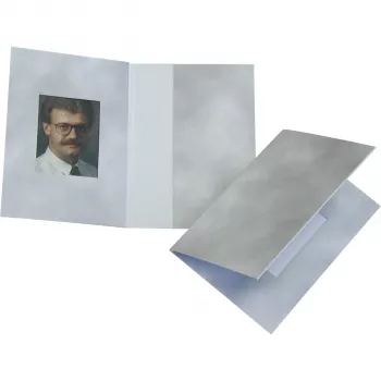 DAIBER 1141 Pudełko na zdjęcia paszportowe, szary, 31x42 mm, 100 sztuk
