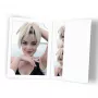 DAIBER Passport Photo Folders White 100 Pack for 3 Sizes