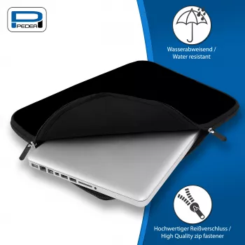 PEDEA Pokrowiec na notebook 14,1 cala (35,8 cm), czarny