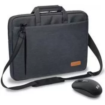 Torba na laptop PEDEA ELEGANCE 39,6 cm (15,6 cala) Szary + Mysz