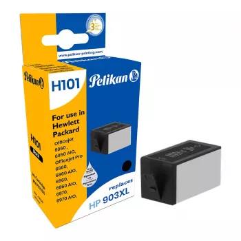 Pelikan Cartridge H101 T6M15AE HP903XL Black Remanufactured