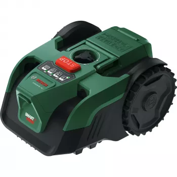 BOSCH VISIMOW18V-100 Robot Koszący (Zielony/Czarny, 1x Akumulator 4.0Ah Li-Ion, 1x Zapasowe Ostrze, POWER FOR ALL ALLIANCE)