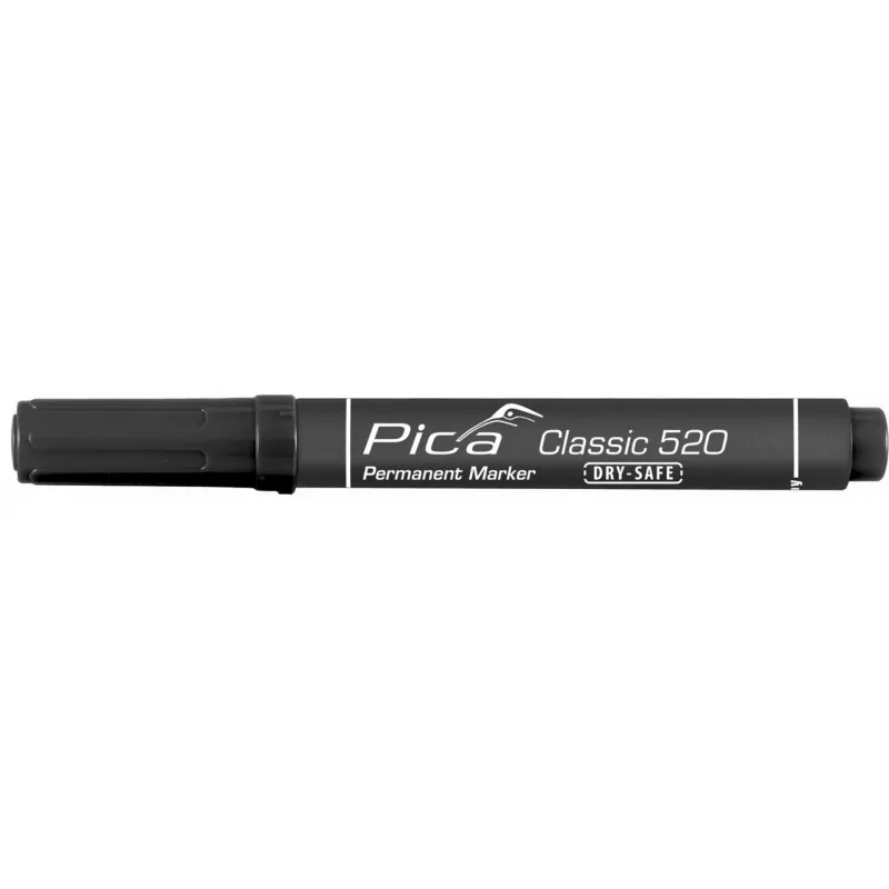 PICA-MARKER Pica Permanent Marker 1-4mm Round Tip Black