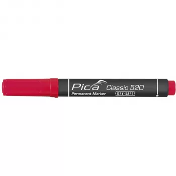 PICA-MARKER Pica Permanent Marker 1-4mm, Round Tip, Red