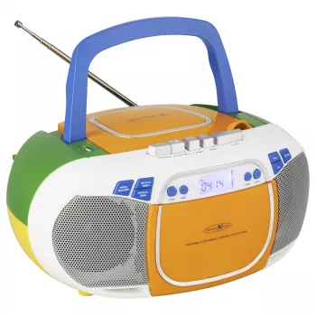 Reflexion RCR2880 Przenośny odtwarzacz CD z radiem FM/AM, wielokolorowy