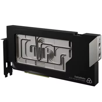 Thermal Grizzly DeltaMate 5080 Astral GPU Water Block, ARGB, z Backplate - Akryl, Czarny