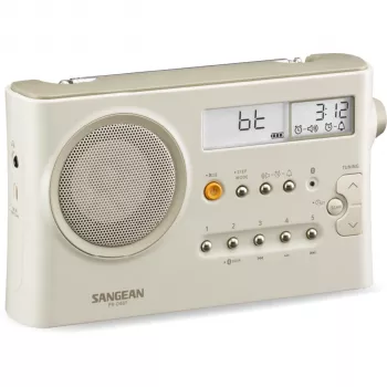 Sangean PR-D4 BT Przenośne Radio AM/FM z Bluetooth - Pastel Cream