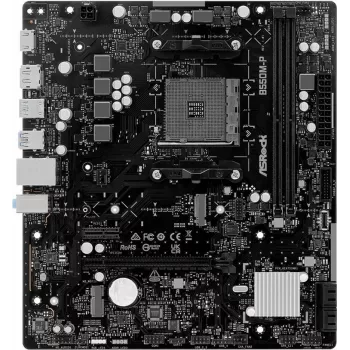 ASRock B550M-P AM4 mATX Płyta główna - AMD B550 Chipset, DDR4, PCIe 4.0