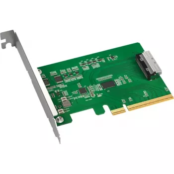 ICY DOCK EXLink MB409A5 adapter MCIO 8i (SFF-TA-1016) na PCIe 5.0 x8 z redriverem