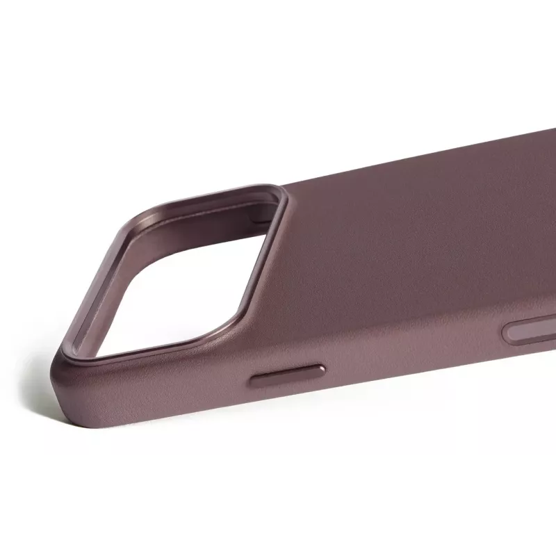 Mujjo Leather Case for iPhone 17 Pro Max with MagSafe (Bronze Red)