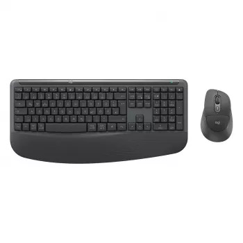 Logitech MK880 For Business Bezprzewodowy Zestaw Klawiatura i Mysz - Grafit - Układ Szwajcarsko-Francuski