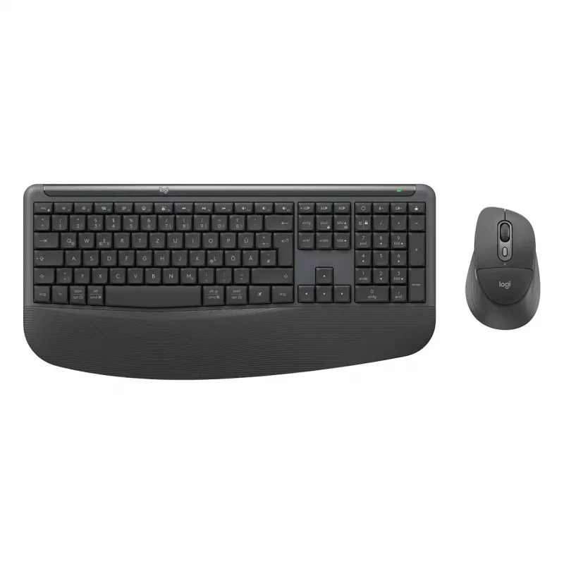 Logitech MK880 For Business Bezprzewodowy Zestaw Klawiatura i Mysz - Grafit - Układ Szwajcarsko-Francuski