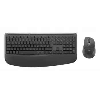 Logitech MK880 For Business Bezprzewodowy Zestaw Klawiatura i Mysz - Grafit - Układ Szwajcarsko-Francuski