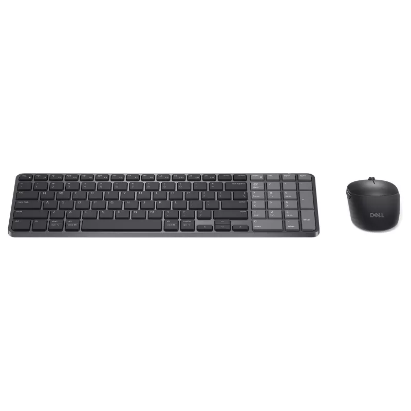 Dell Pro 7 Rechargeable Compact Keyboard and Mouse - KM746 - Black - German Layout