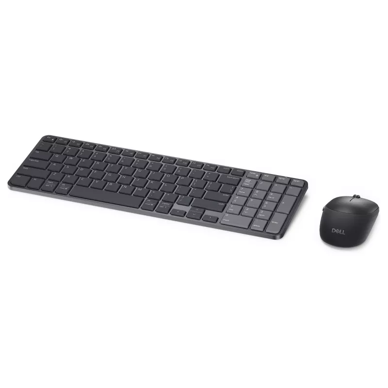 Dell Pro 7 Rechargeable Compact Keyboard and Mouse - KM746 - Black - German Layout