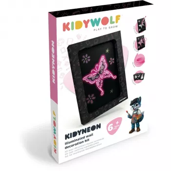 KIDYWOLF Podświetlany Zestaw Dekoracji Ściennych 3-częściowy Księżniczka
