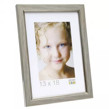 Deknudt S46AD1 Pojedyncza ramka na zdjęcie 13x18 cm Srebrny Plastik Prostokątna
