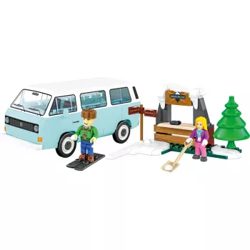 Zestaw klocków Cobi Volkswagen T3 Winter Adventure (230 elementów)