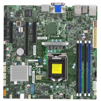 Płyta główna Supermicro X11SSZ-QF Micro-ATX, LGA 1151, Intel C236, DDR4, Podwójny Gigabit LAN, IPMI, Zintegrowana grafika, HD Audio