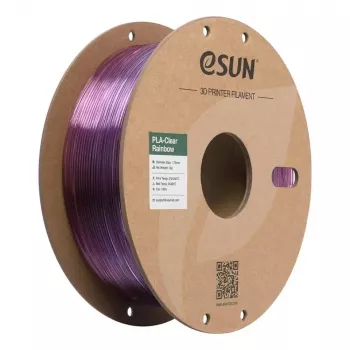 eSUN PLA Clear Filament 1.75mm, fioletowo-czerwony, 1kg