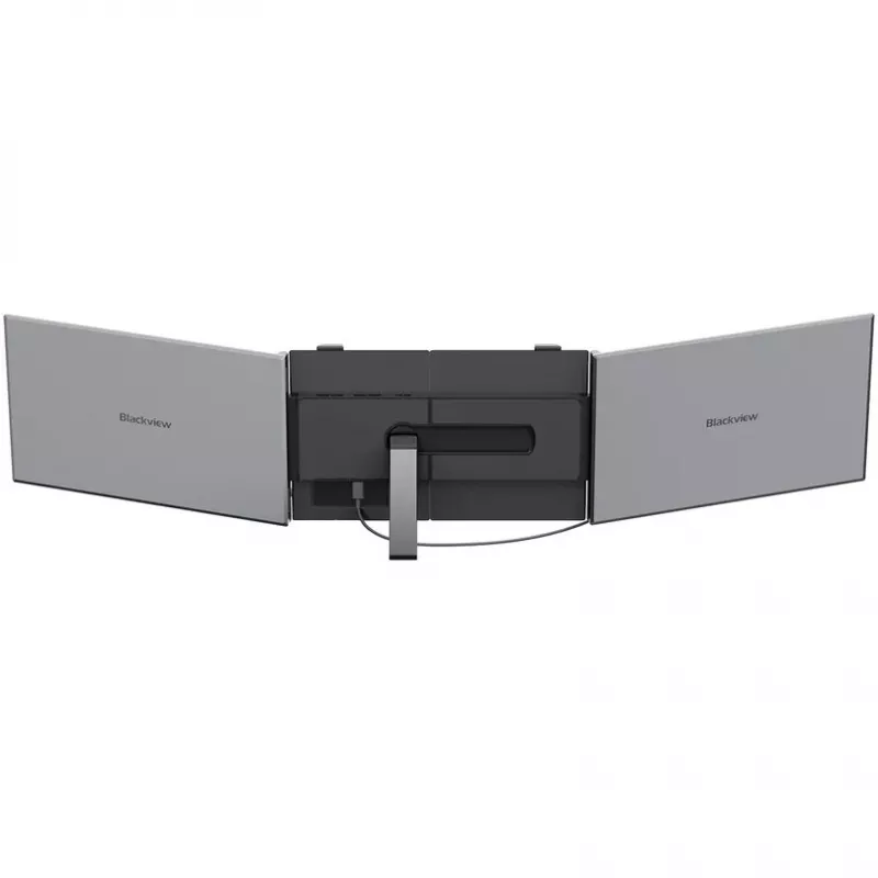 BLACKVIEW DCM8 Pro Dual 15.3 cala Przenośny Monitor IPS, 2x Full HD, 60Hz, USB-C, Mini HDMI, Wbudowane Głośniki, HDR10, Składany
