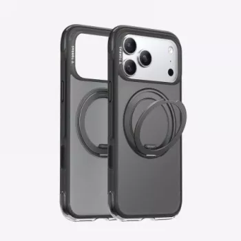 TORRAS O3 Air Etui do iPhone 17 Pro Max, kompatybilne z MagSafe, Obsidian Black