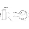 Hikvision DS-2CD1743G2-LIZSU 4MP Outdoor Dome IP Camera z motoryzowanym obiektywem zmiennoogniskowym, AcuSense, 120dB WDR, IP67, IK10, 2.8-12mm