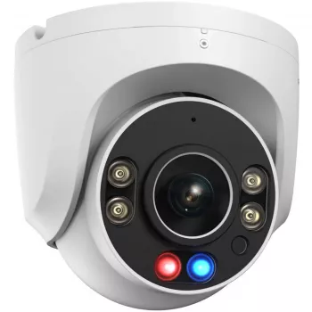 Foscam W5EP Surveillance Camera White 5MP (3072x1728), PoE, Integrated Spotlight, Red-Blue Warning Lights and Siren