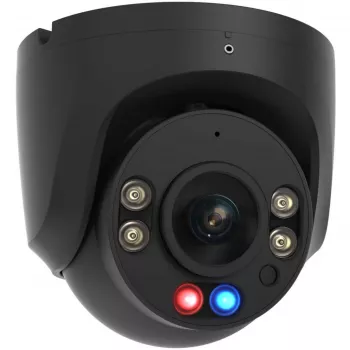 Foscam W5EP Kamera monitorująca Czarna 5MP (3072x1728), PoE, Wbudowany reflektor, Czerwono-niebieskie światła ostrzegawcze i syrena