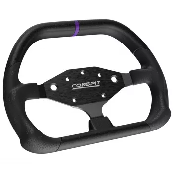 CONSPIT DX320 kierownica D-Shape - 320mm uchwyt Alcantara, carbon fiber, RGB