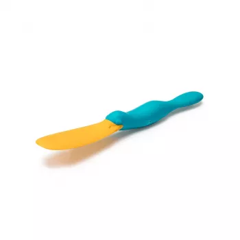 OTOTO Splatypus Slotted Spatula & Turner - Czarny z pomarańczowymi akcentami - Nylon i silikon spożywczy