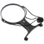 Lampa powiększająca LED Carson HF-66 MagniFree z elastycznym gęsią szyjką, powiększenie 2x/5x, soczewka 13 cm, oświetlenie LED, czarna