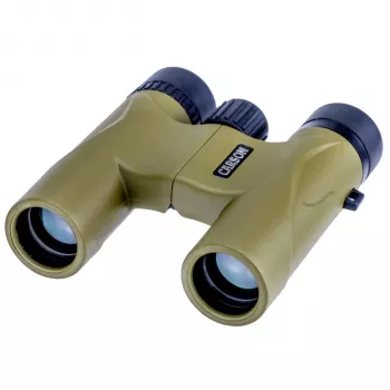 Lornetka jednooczna Carson Stinger 10x25 - w pełni wielopowlekany pryzmat dachowy BK-7 - khaki