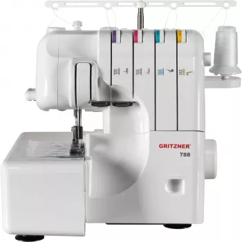 Gritzner Overlock 788 Maszyna do szycia - Overlock 3/4-nitkowy z podajnikiem różnicowym
