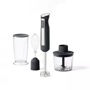 Guzzini Sous Chef Blender ręczny z akcesoriami, szary (148400184)