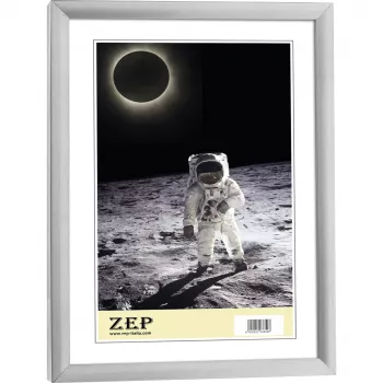 ZEP KL3 Silver Single Picture Frame 15x20 cm Rectangular Tabletop Wall-Mountable