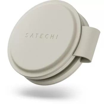 Satechi OntheGo 2-in-1 Wireless Charger z Qi2, 15W, Sand