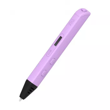 myFirst 3D Pen Artist - Długopis do druku 3D, zawiera 6 kolorowych filamentów PLA (fioletowy)
